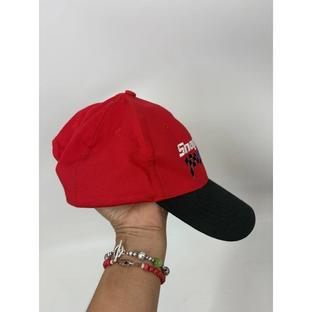 Vintage Snap On Racing Hat Men Red Black K Products‎ Snapback 90s NASCAR